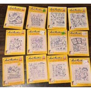 Set Of 11 Unopened New Aunt Martha's Hot Iron Transfer Designs
